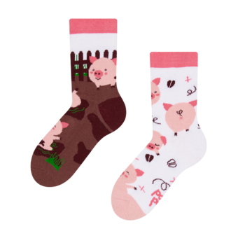 Vesele dječje čarape Sretni praščići