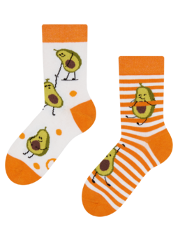 Vesele dječje čarape Smiješni avokado