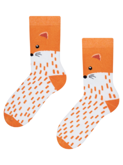 Lustige warme Socken für Kinder Flauschiger Fuchs