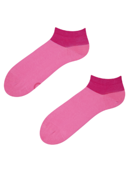 Malinovo ružové členkové ponožky Symfónia
