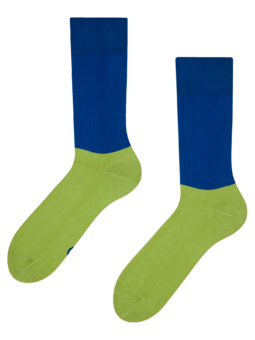 Modro-zelené ponožky Rovnováha