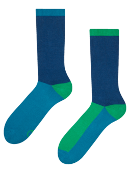 Plave i zelene sportske čarape