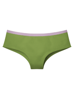 Damskie oliwkowozielone figi hipster