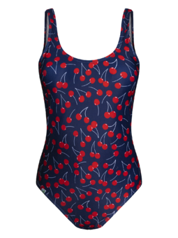 Women's One-piece Swimsuit Cherries