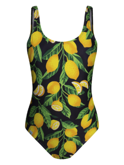 Women's One-piece Swimsuit Lemons