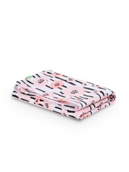 Serviette de cuisine rigolote Fleurs roses