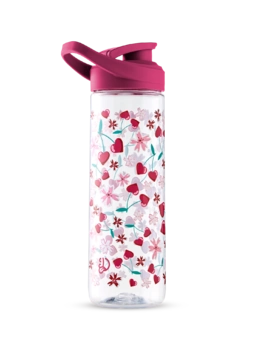Gourde d’eau rigolote de 700 ml Amour des cerises