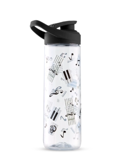 Gourde d’eau rigolote de 700 ml Musique pour piano