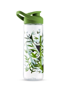 Gourde d’eau rigolote de 700 ml Panda et bambou