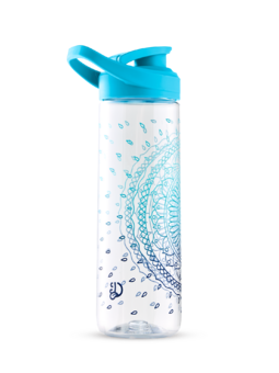 Gourde d’eau rigolote de 700 ml Mandala aquatique