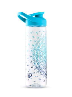 Gourde d’eau rigolote de 700 ml Mandala aquatique