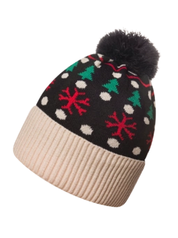 Bonnet tricoté et rigolo Ornement forestier