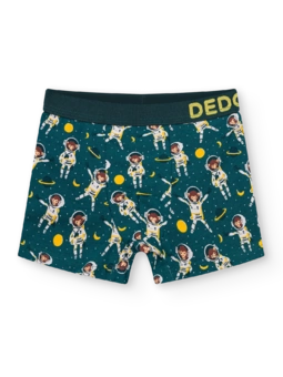 Veselé chlapecké boxerky Opice astronautka