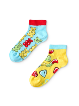Socquettes rigolotes pour enfants Oursons en bonbon