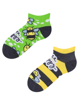 Socquettes rigolotes pour enfants Abeilles