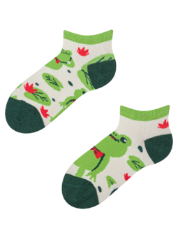 Socquettes rigolotes pour enfants Petite grenouille