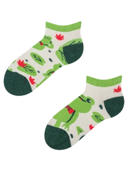 Socquettes rigolotes pour enfants Petite grenouille