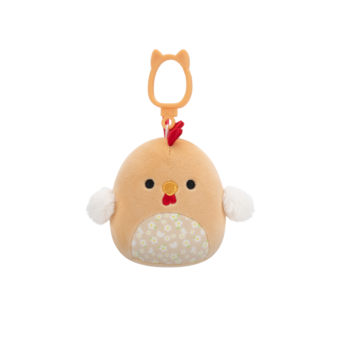 SQUISHMALLOWS klíčenka – Kohout Rutie, 9 cm