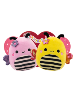 SQUISHMALLOWS 1 + 1 Včielky Sunny a Leonie, 20 cm