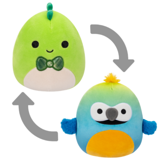SQUISHMALLOWS 2v1 dinosaur Danny a ara Baptise