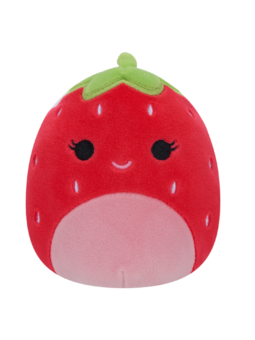 SQUISHMALLOWS 2v1 Jahoda a jahodové mléko, 13 cm