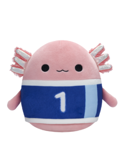 SQUISHMALLOWS Axolotl Archie ve fotbalovém dresu, 20 cm