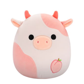 SQUISHMALLOWS Broskvová kravička Lilaz, 20 cm