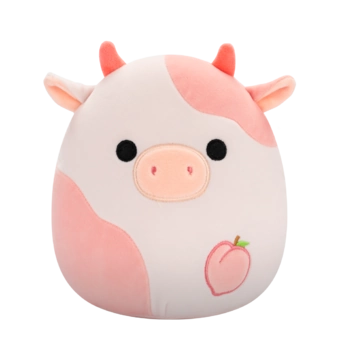 SQUISHMALLOWS Broskvová kravička Lilaz, 20 cm