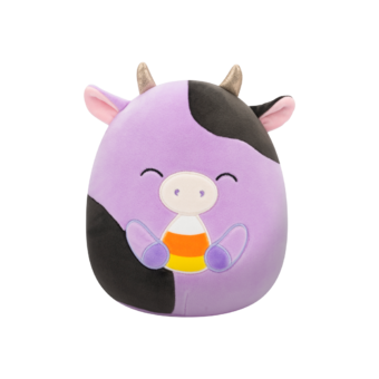 SQUISHMALLOWS Fialová kravička Alexie, 20 cm