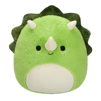 SQUISHMALLOWS Fuzzamallows Triceratops Tristan, 30 cm