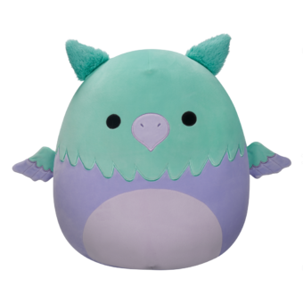Peluche Squishmallows de 30 cm Minerva le griffon aquatique violet