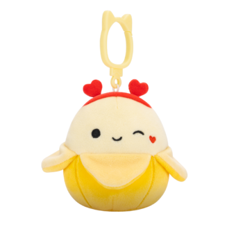 SQUISHMALLOWS klíčenka Banán – Junie, 9 cm