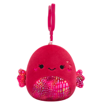 SQUISHMALLOWS Kľúčenka Bojovnica pestrá - Barella, 9 cm
