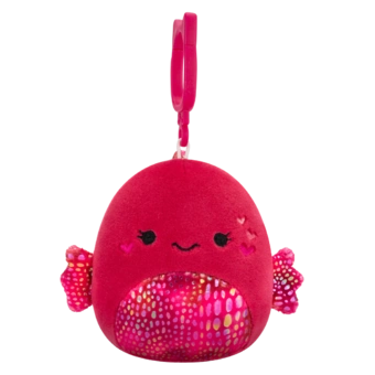 SQUISHMALLOWS Kľúčenka Bojovnica pestrá - Barella, 9 cm