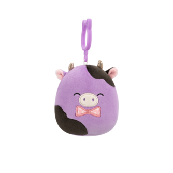 SQUISHMALLOWS klíčenka – Kravička Alexie, 9 cm