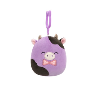 SQUISHMALLOWS klíčenka – Kravička Alexie, 9 cm