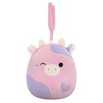 SQUISHMALLOWS klíčenka Kravička – Patty, 9 cm