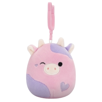 SQUISHMALLOWS Kľúčenka Kravička - Patty, 9 cm