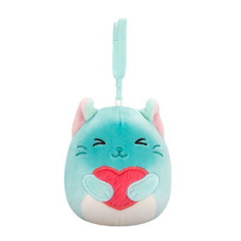 SQUISHMALLOWS klíčenka Siamská kočka – Sigrid, 9 cm