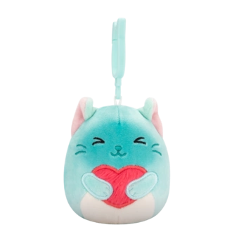 SQUISHMALLOWS klíčenka Siamská kočka – Sigrid, 9 cm