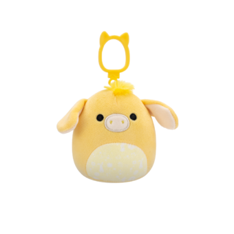 SQUISHMALLOWS Kľúčenka - Žltý osol - Gavyn, 9 cm