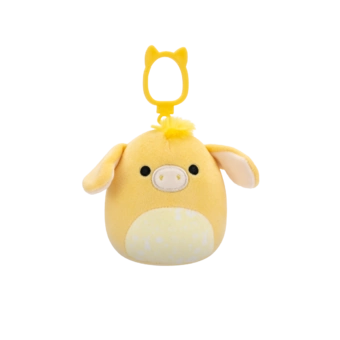 SQUISHMALLOWS Kľúčenka - Žltý osol - Gavyn, 9 cm