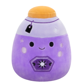 Squishmallows Kensington - Neonlila Zaubertrank mit Etikett, 20 cm