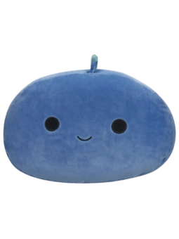 Peluche Squishmallows Stackables de 30 cm Brody le dinosaure bleu foncé