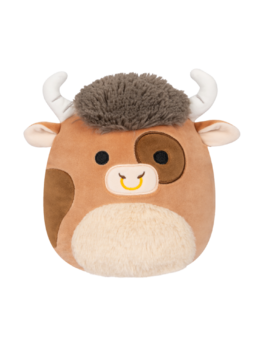 SQUISHMALLOWS Strakatý býk Shep, 30 cm