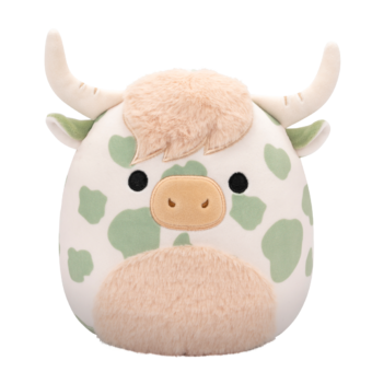 SQUISHMALLOWS Zelená kravička Celestino, 20 cm