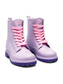 Bottes de pluie violet clair pour femmes