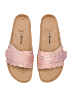 Sandales en liège pour femmes Mandala beige