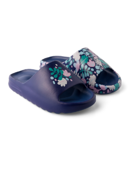 Veselé chunky pantofle Barevné listy