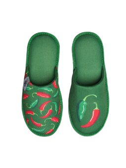 Pantoufles rigolotes Piment rouge